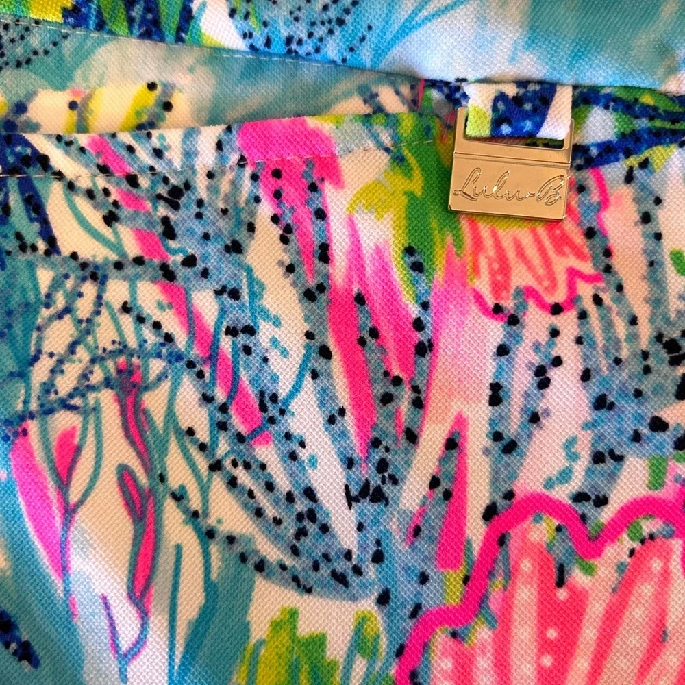 Bela Vida Coastal Print Pull-On Pants | Size 6 - Picture 5 of 10